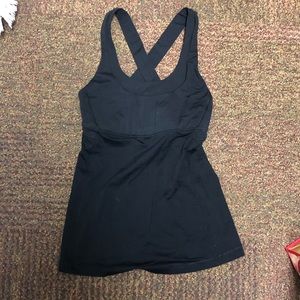 SOLD Lulu Lemon cross back workout tank